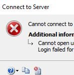 Azure / SQL Server / Cannot open user default database (Login failed)