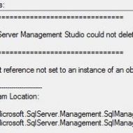 SQL Server / SQL Server Management Studio could not delete the Secondary server / Secondary not available